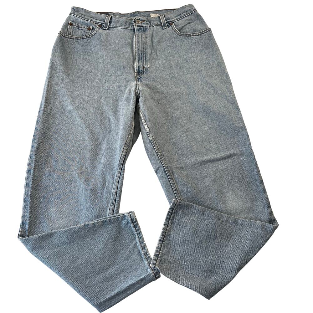 Levi’s 550 Vintage Women’s Blue Jeans Relaxed Fit Tapered Leg Size 14 Reg 1999